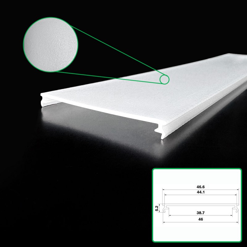 Polycarbonate Extrusion फ्रोस्टेड लैम्पशेड